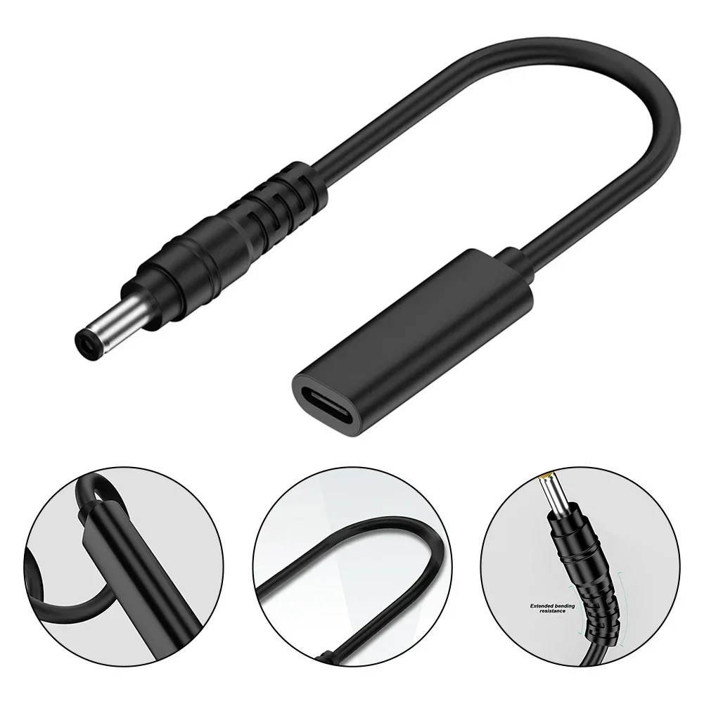 Sleek Black Color USB C to Type C Female Input Quick Charge Adapter Perfectly Suited for Users of For Starlink Mini