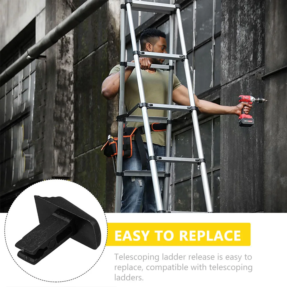 10pcs Telescoping Ladder Release Switch Replacement Plastic Button For Extension Folding Ladders Durable Lightweight Accessory