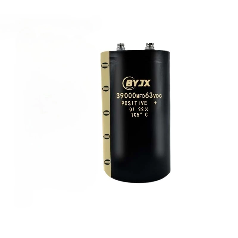 39000uF 63V Audio Filter Capacitor BYJX Energy Storage Screw Terminal 39000MFD 63VDC New
