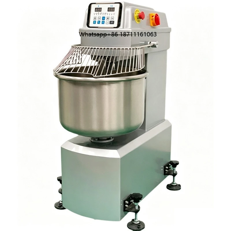 High Speed 25kg Commercial Automatic Silent Dough Kneading and Mixing Machine