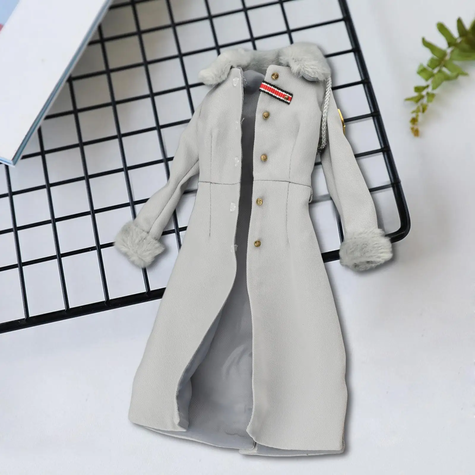 Female Doll Coat Miniature Character Clothing 1/6 Scale Figure Clothes for Accessories Activities Gifts Living Room Dining Room