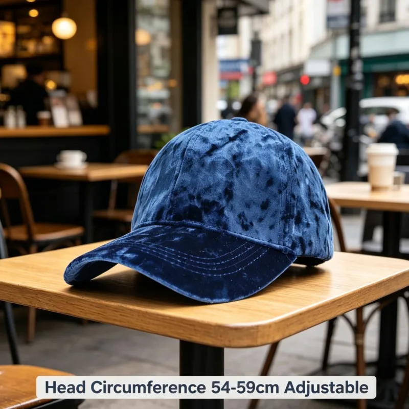 

Autumn Korean Velvet Baseball Cap 56-59cm Soft Thick Fabric Warm Retain Couple Matching Women Outdoor Casual Street Hat