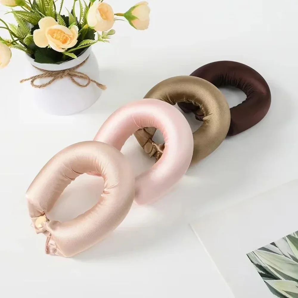 3/4Pcs Fashion Flexible No Heat Hair Curlers Headband Heatless Curling Headband 3cm Thick Sleep In Satin Curling Rod Girls