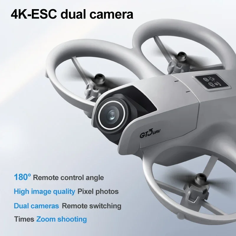 GT3 드론 8K HD 카메라, GPS FPV 접이식 쿼드콥터, 5G WiFi, 브러시리스 모터, 장애물 회피, 3축 짐벌, 30분 비행