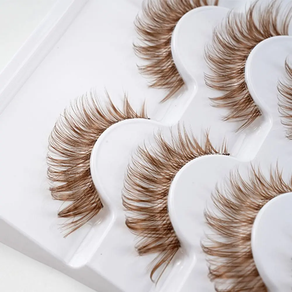 حار Wispy القط الرموش الصناعية C حليقة حجم وهمية لاش دراماتيكي رقيق وهمية الرموش رمش تمديد