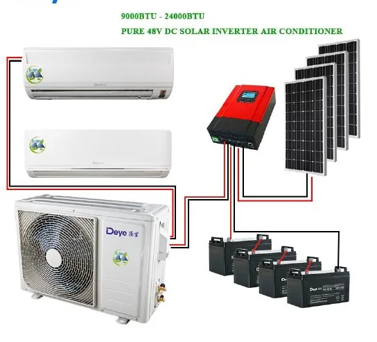 Best Quality 48V DC off Grid Solar Powered air Conditioner System, 12000btu  Split air Conditioner System