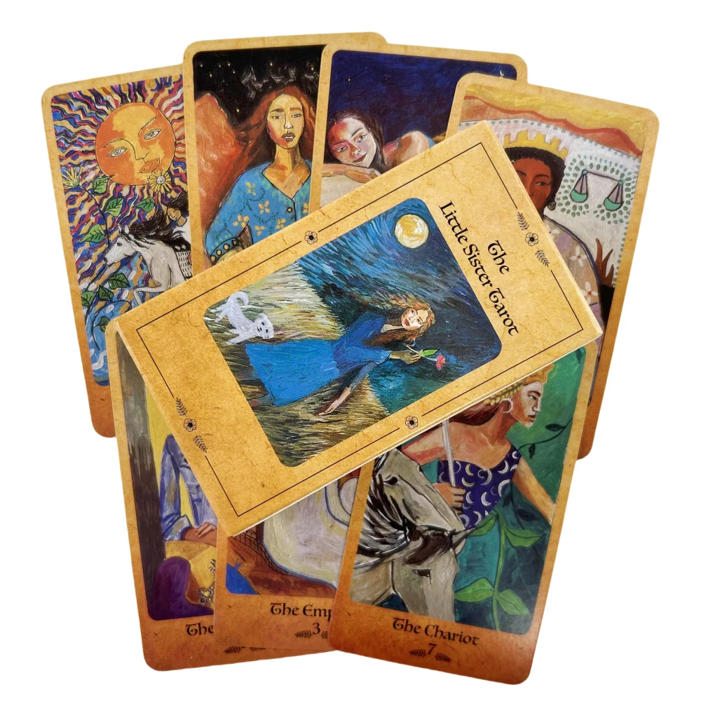 

Настольная игра для гадания с изображением маленькой сестры Таро, версия на английском языке, настольная игра для детей