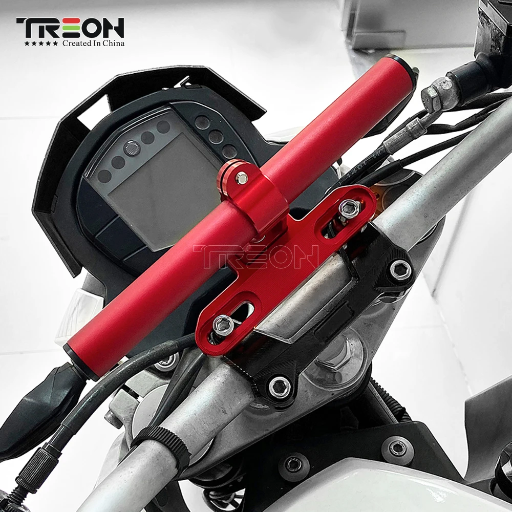 2023 For KTM DUKE 390 200 250 duke 2013-2022 Accessories Motorcycle Mobile Phone GPS Plate Bracket Supporter Holder Bar