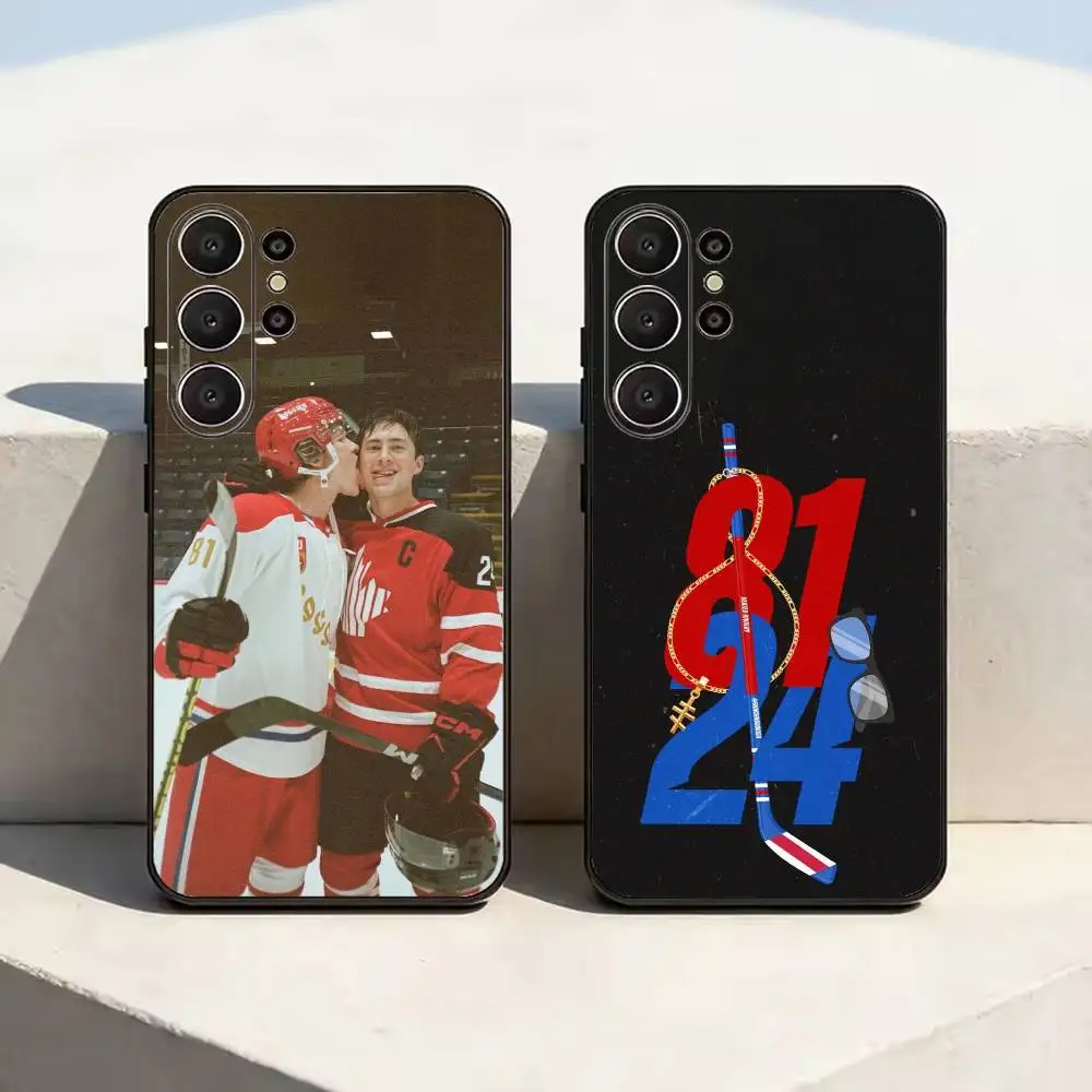 TV series Heated-Rivalry Phone Case For Samsung S26,S24,S21,S22,Plus S23,S30,Ultra,S20,Fe,Black Soft Silicone