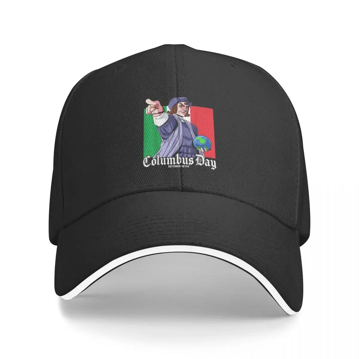 Happy Columbus Day - Christopher Columbus Italian Baseball Cap Visor New In The Hat Men Hats Women's