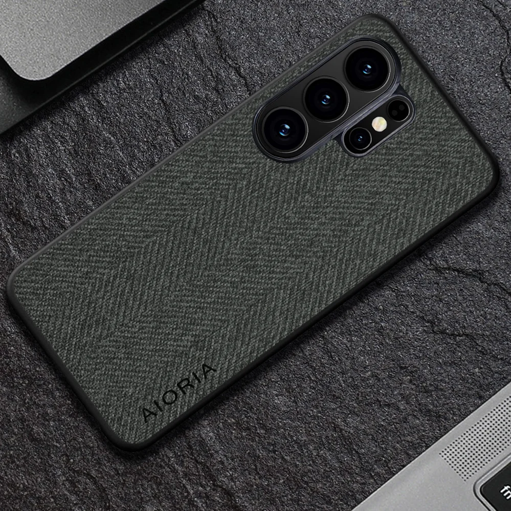 Hülle für Samsung Galaxy S26 Ultra, luxuriöse Textil-Leder-Handyhülle, weiche Handyhülle für Samsung Galaxy S26 Ultra, Hülle, Schutzhülle