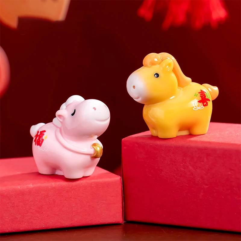 ミニ馬の置物樹脂馬モデルミニチュア妖精の庭苔風景 DIY テラリウム工芸品車のインテリア装飾