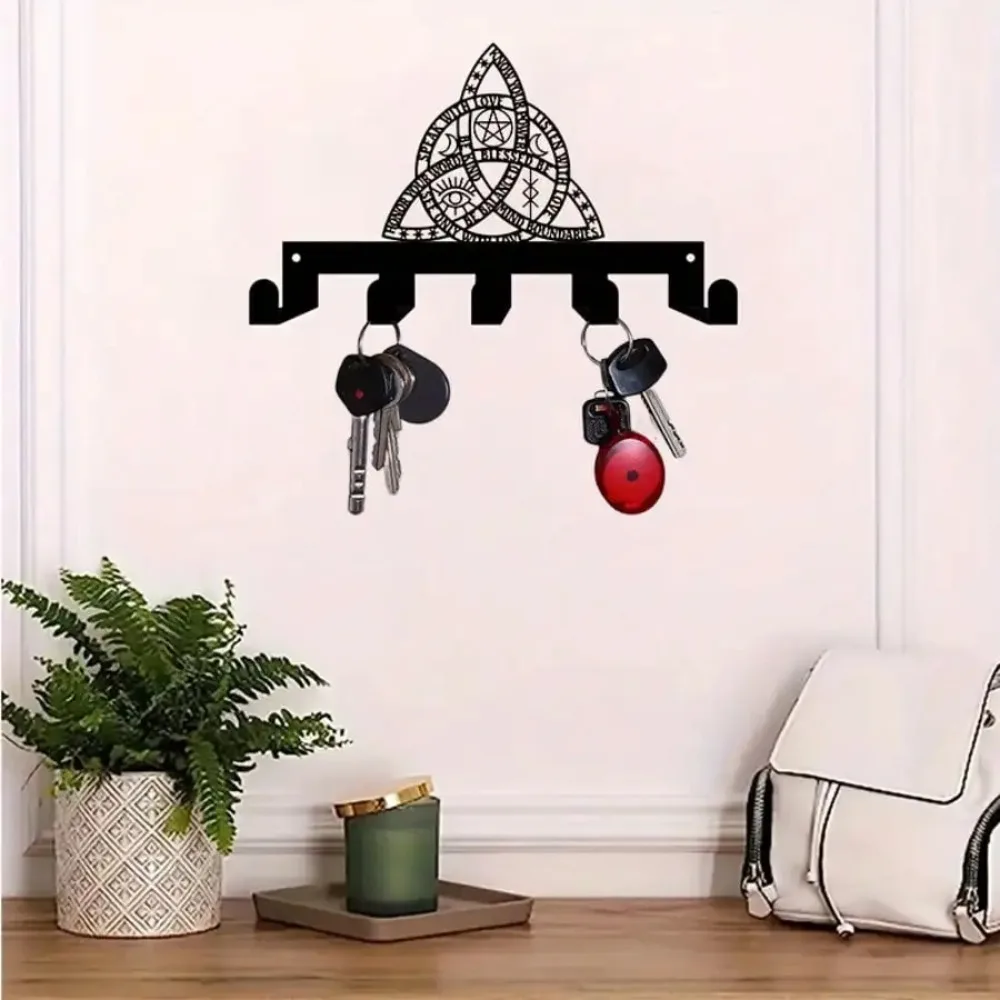 Heavy Metal Wall Decor Celtic Knot Keychain Hook Set 5