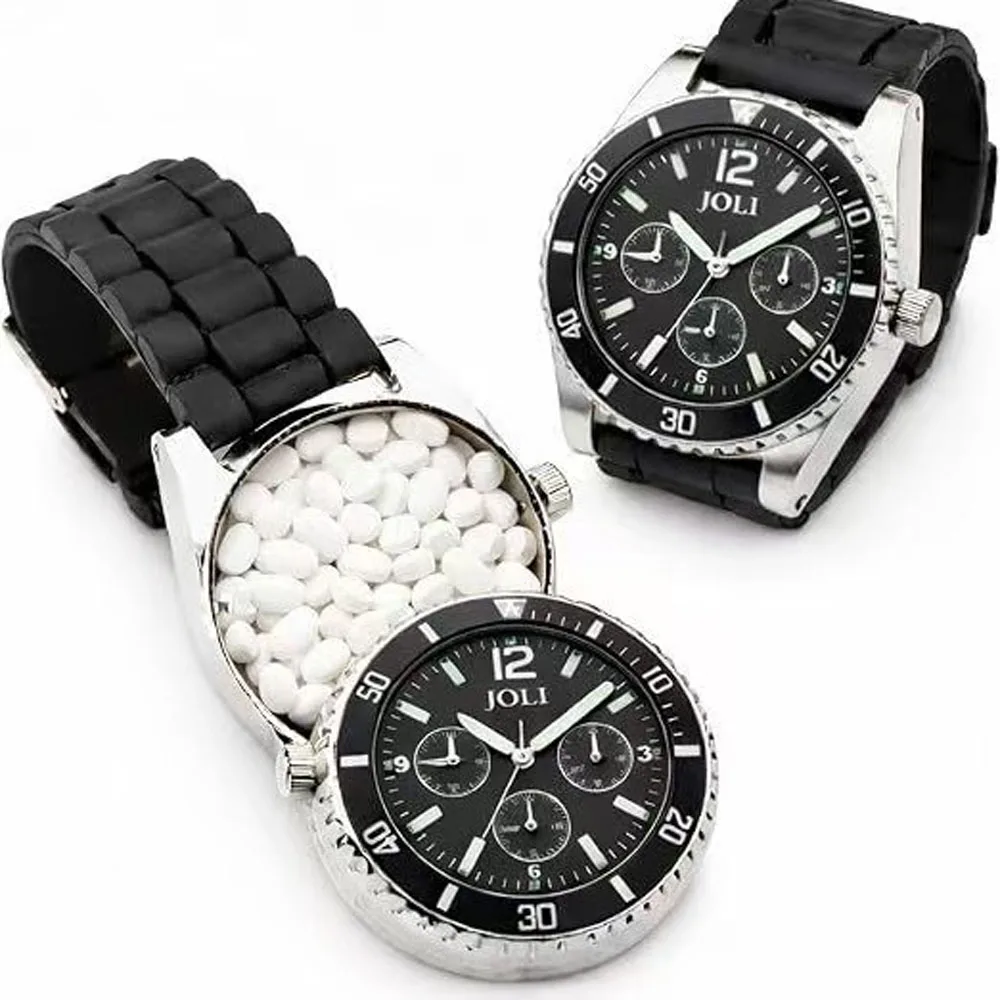Creative Portable EDC Hidden Safe Watch Multifunctional Medicine Box Tool