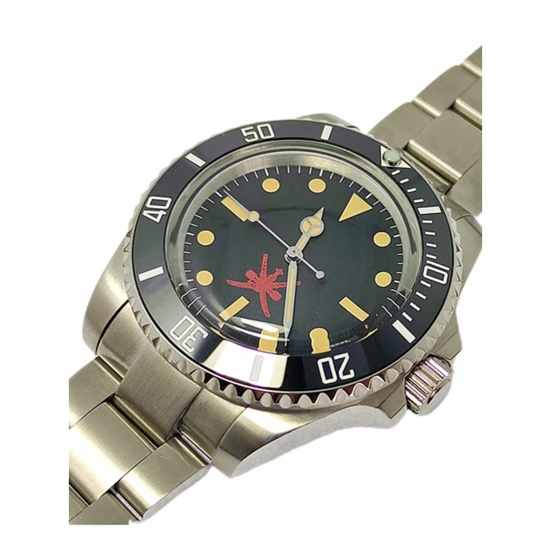 Montre mécanique rétro de plongée pour hommes, double couteau Oman du moyen-orient pour Miyoda 821, miroir à bulles lumineuses, modèle pour hommes