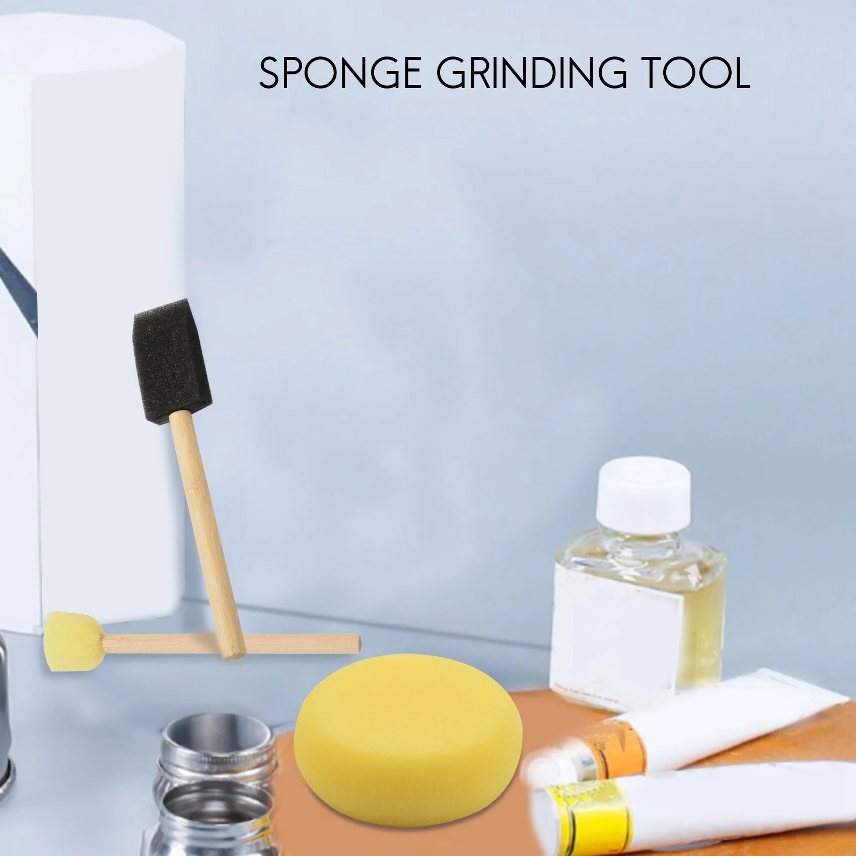 Runde Farbe Schaum Schwamm Pinsel und Größe, Aquarells chwämme zum Malen, Handwerk