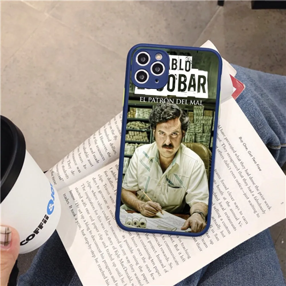 Narcos TV Series Pablo Escobar Phone Case For IPhone 14 X XR XS 7 8 Plus 11 12 13 Pro MAX 13mini Matte Shockproof Case