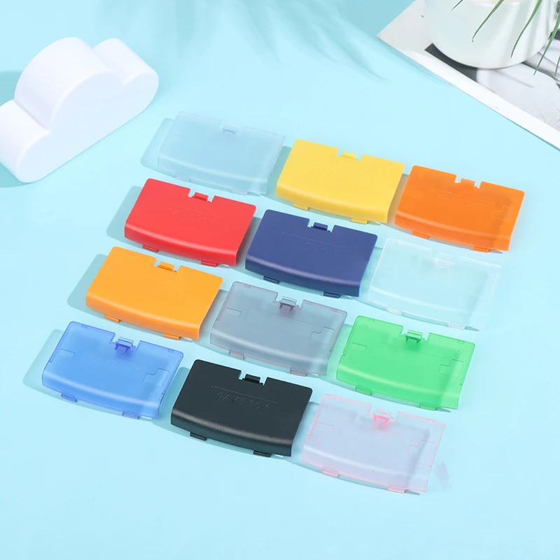 1Pc Plastic Game Battery Cover For GBA Battery Case Door Replacement Back Door Case Repair