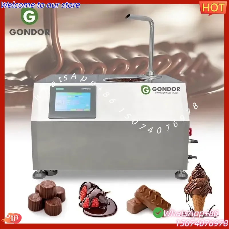 2026 Electric Automatic Maker Tabletop Melting Melter Temper Tap Hot Machine Chocolate Dispenser of Chocolate