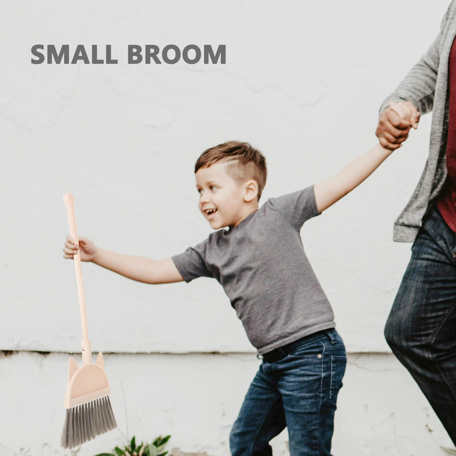Children'S Set Lightweight Mini For Kids Toddler Cleaning Tool Cartoon Home Cleaning Broom Small Plastic Broom Play Household