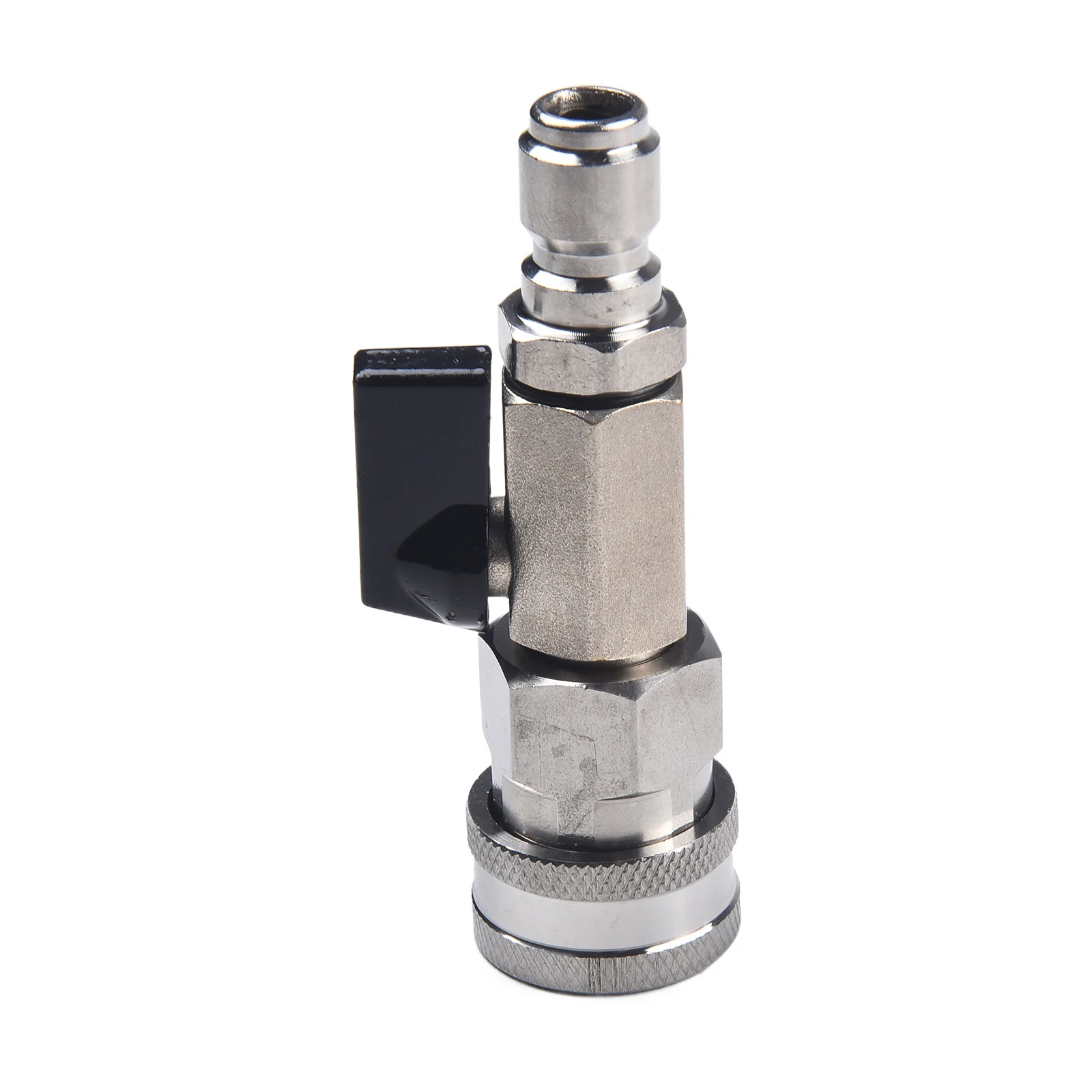 Robust Stainless Steel Ball Valve Kit Designed for High Pressure Washers Offering 4500 PSI and Quick Connect Features