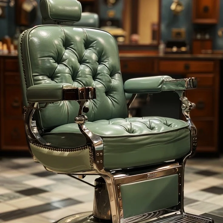 Hot Selling High Quality Beauty Furniture Factory Custom Simple Outdoor Cheap Pu Leather Men's Barber Chair