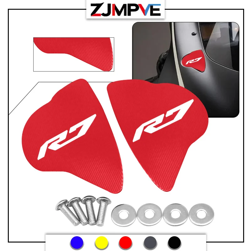 

2024 NEW R7 Motorcycle Mirror Hole Cover Windshield Windscreen Driven Mirror Eliminators Cap For YZF-R7 YZF R7 2022-2024