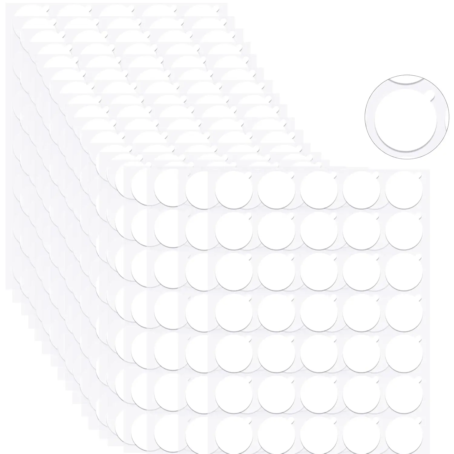 

Clear Sticky Tack Adhesive Dots, Double Sided Mounting Putty for Wall Hanging, Museum Wax Gel, Balloons & Festival Decor