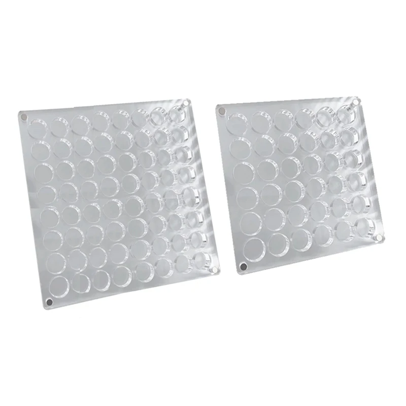 

36/64Grids Acrylic Nail Art Rhinestones Storage Box Grids Nail Charms Jewelry Decoration Box