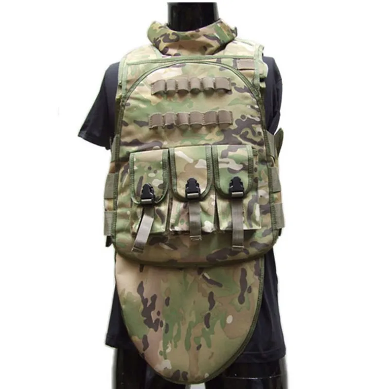 

SOETAC Nylon Plate Carrier Tactical Vest Outdoor Hunting Protective Adjustable MOLLE Vest Airsoft Combat Training Accessories