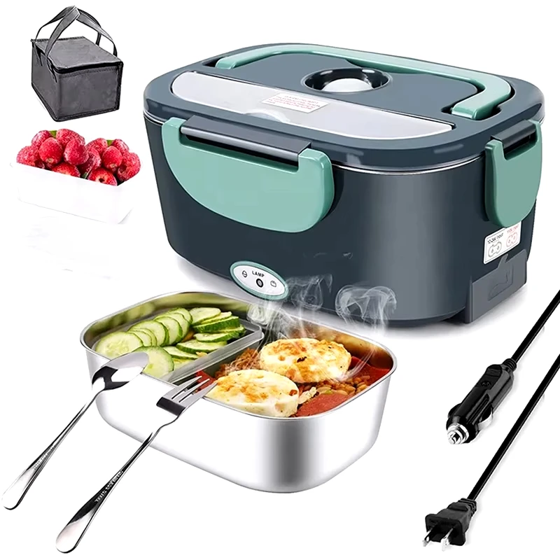 

Electric Heated Lunch Box Portable 110V 220V Box Food Heater