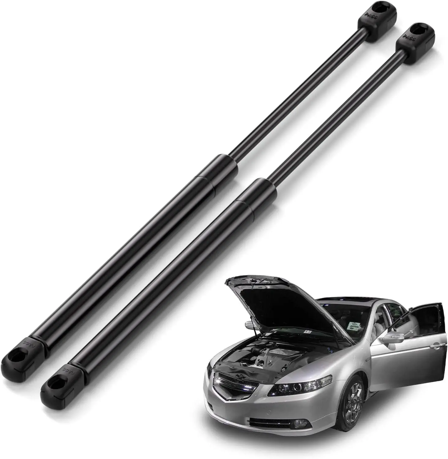

Hood Struts for 02-03 Acura TL Base/Type-S Sedan, Front Lift Support 5 Min Install 18M Warranty 2Pcs