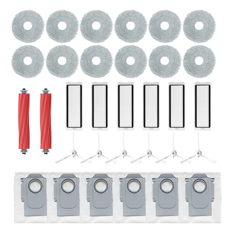 

Accessories Kit For Roborock Q Revo / P10 Robtic Vacuum Cleaner Replacement Spare Parts Main Side Brush Mop Cloth