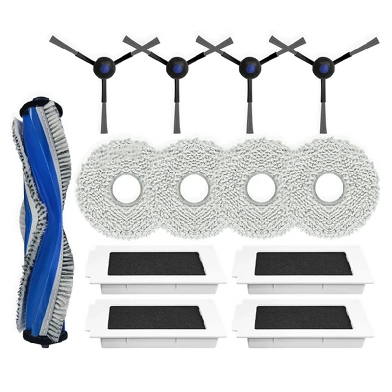 Pièces de rechange pour aspirateur robot Ecovacs DEBOT T30S COMBO, rouleau principal, brosse latérale, filtre Hepa, tampon de vadrouille, accessoires de gril