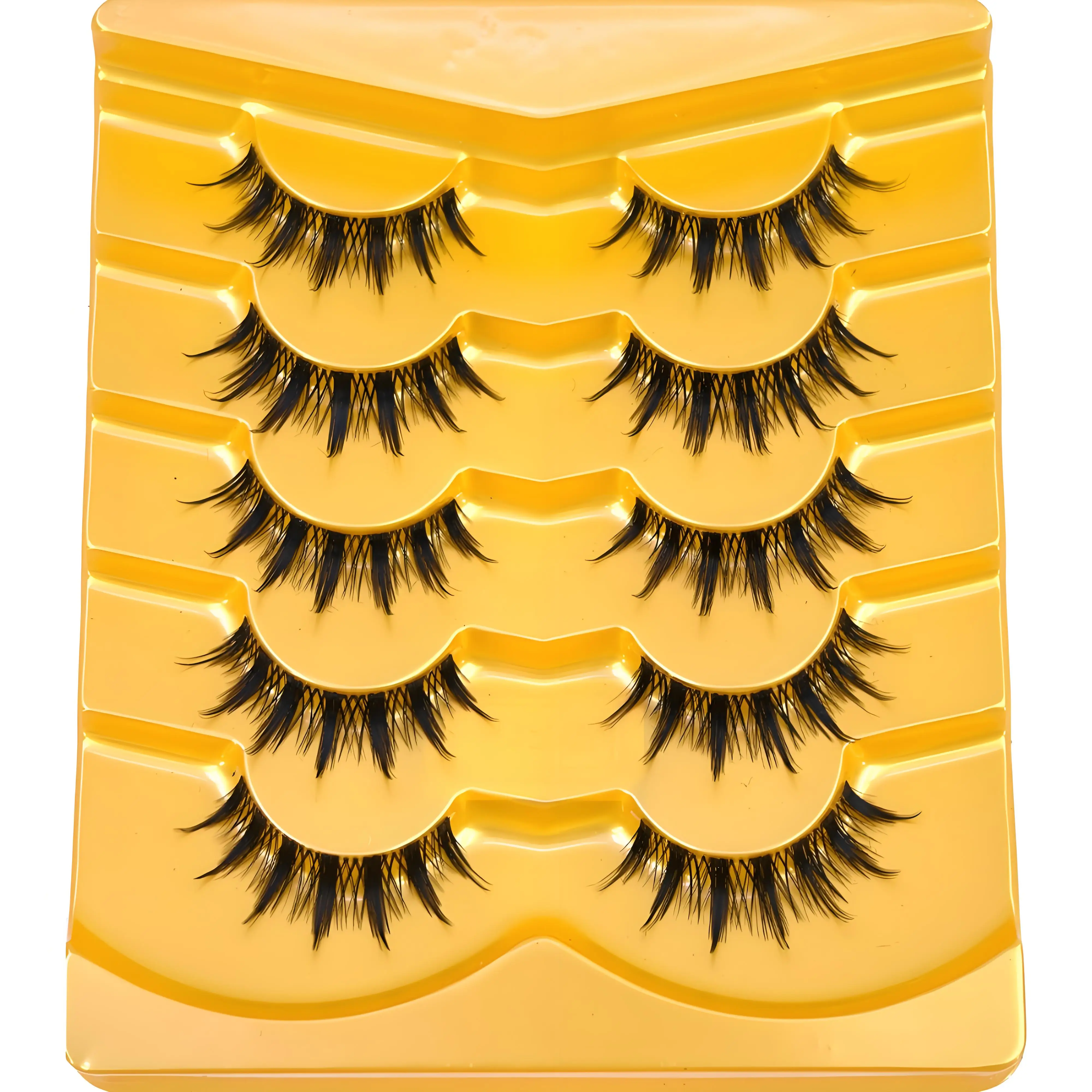 HBZGTLADFalsche Wimpern Cosplay Spiky Lashes Nerz Dramatische Manga Anime Wimpern Dicke Gefälschte Wimpern Extensions Puppe Streifen Wimpern – Detail 18