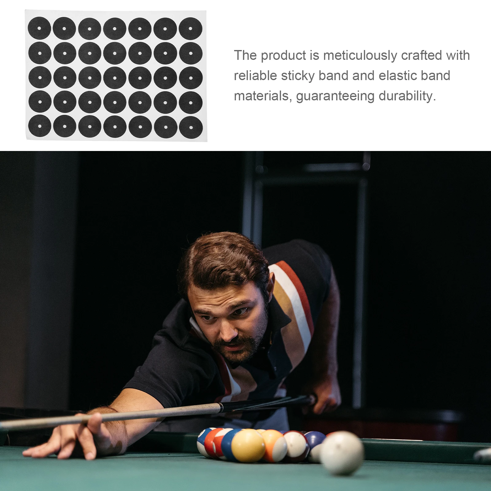 

Billiard Spot Stickers Wear Resistant Locator Dots Pool Snooker Table Accessories Round Edges Neat Long Lasting Adhesive
