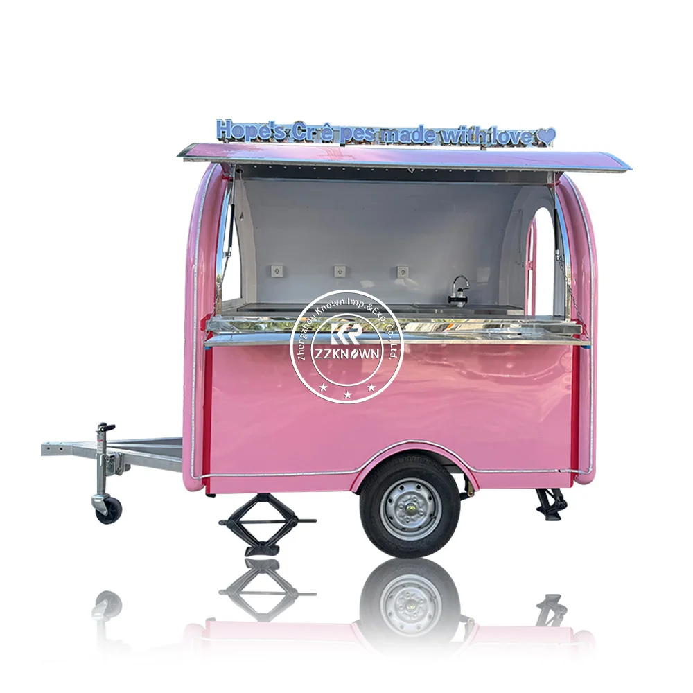 Grill-Food-Anhänger-Wagen Pizza-Burger-Eis-Kaffeewagen, Herstellung zu verkaufen in den USA, Türkei-Food-Anhänger