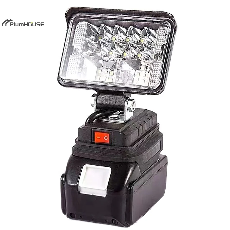 Imagem -04 - Portátil Emergência Flood Lamp para Makita Led Work Light Lanterna para 18v Li-ion Battery Camping Lâmpadas 4