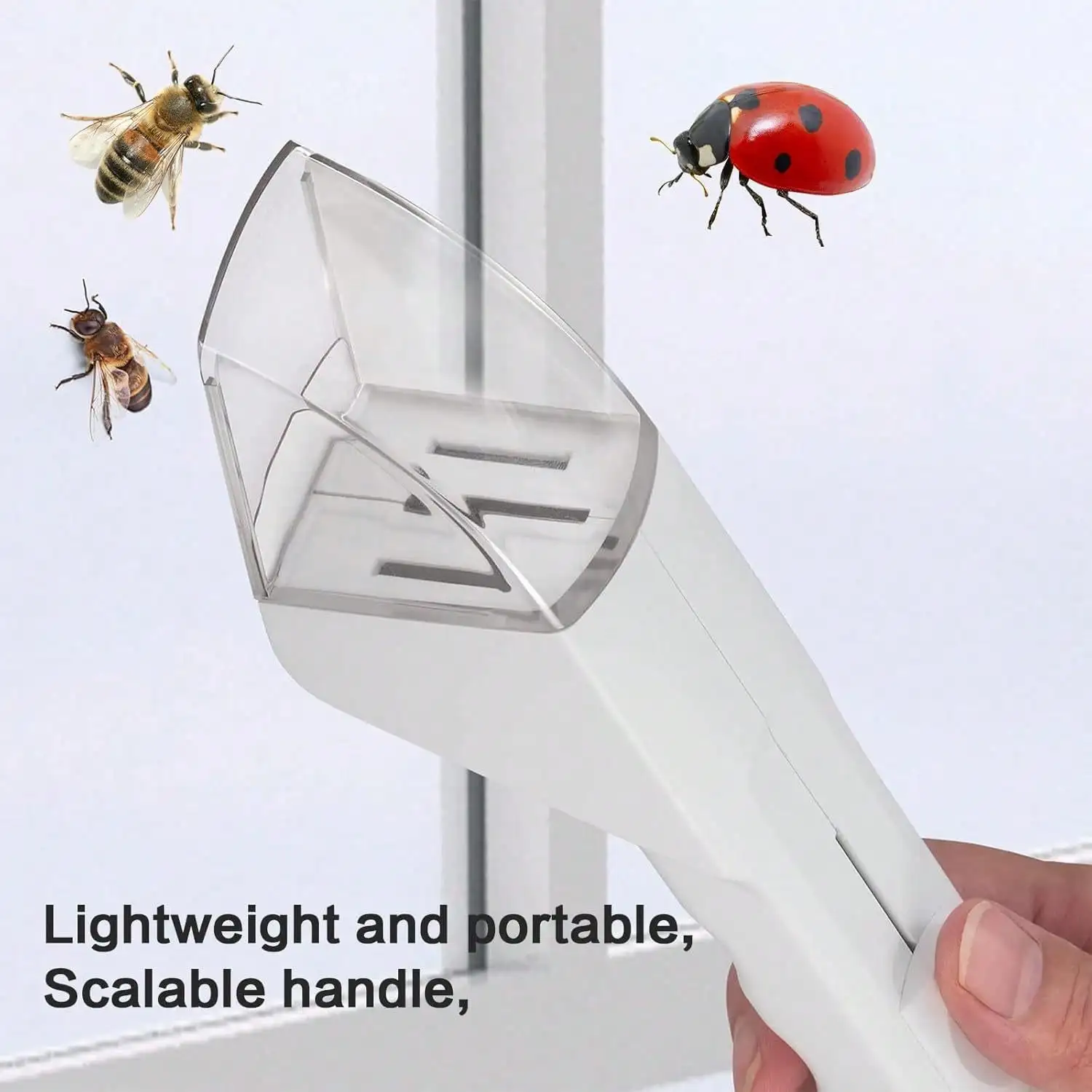 1 Handheld Insect Trap, Spider, Bee, Cockroach, Butterfly, Capture Tool, Cockroach Trap.Suitable for gardens, courtyards