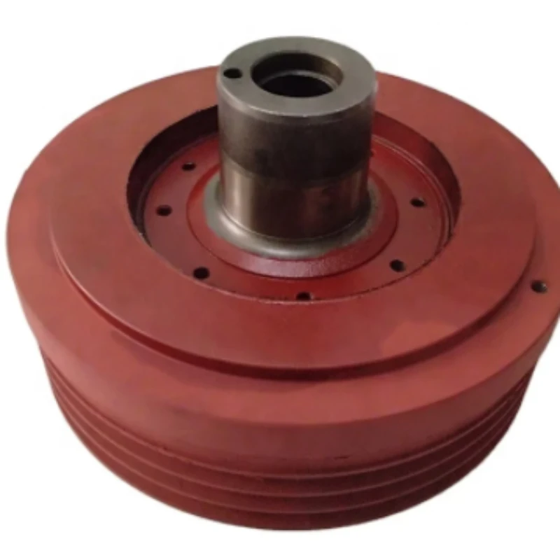 Crankshaft V-groove pulley