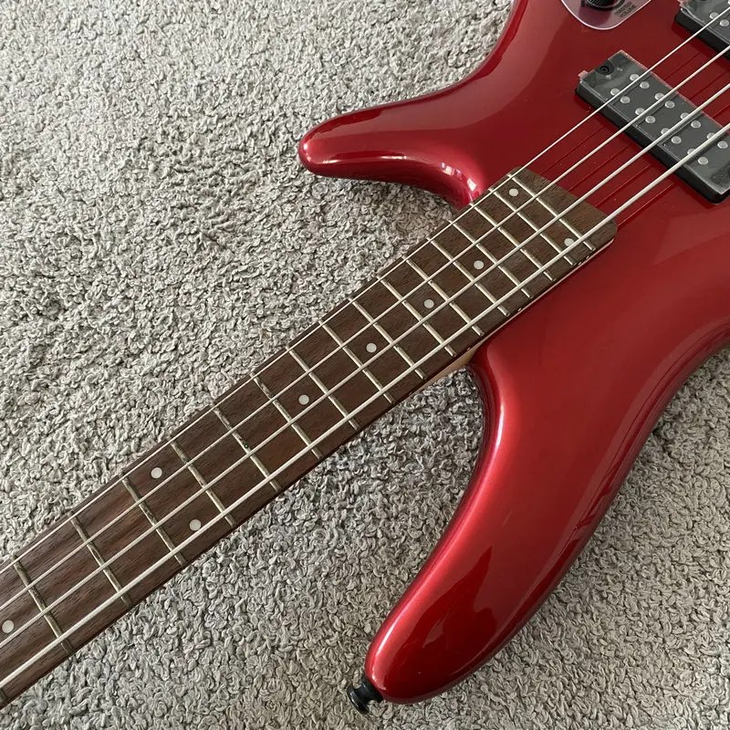 

I978 Active Bass Genuine Ibanez SR300E Metallic Red 4 String Electric Bass Guitar 24 Frets made in Indonesia