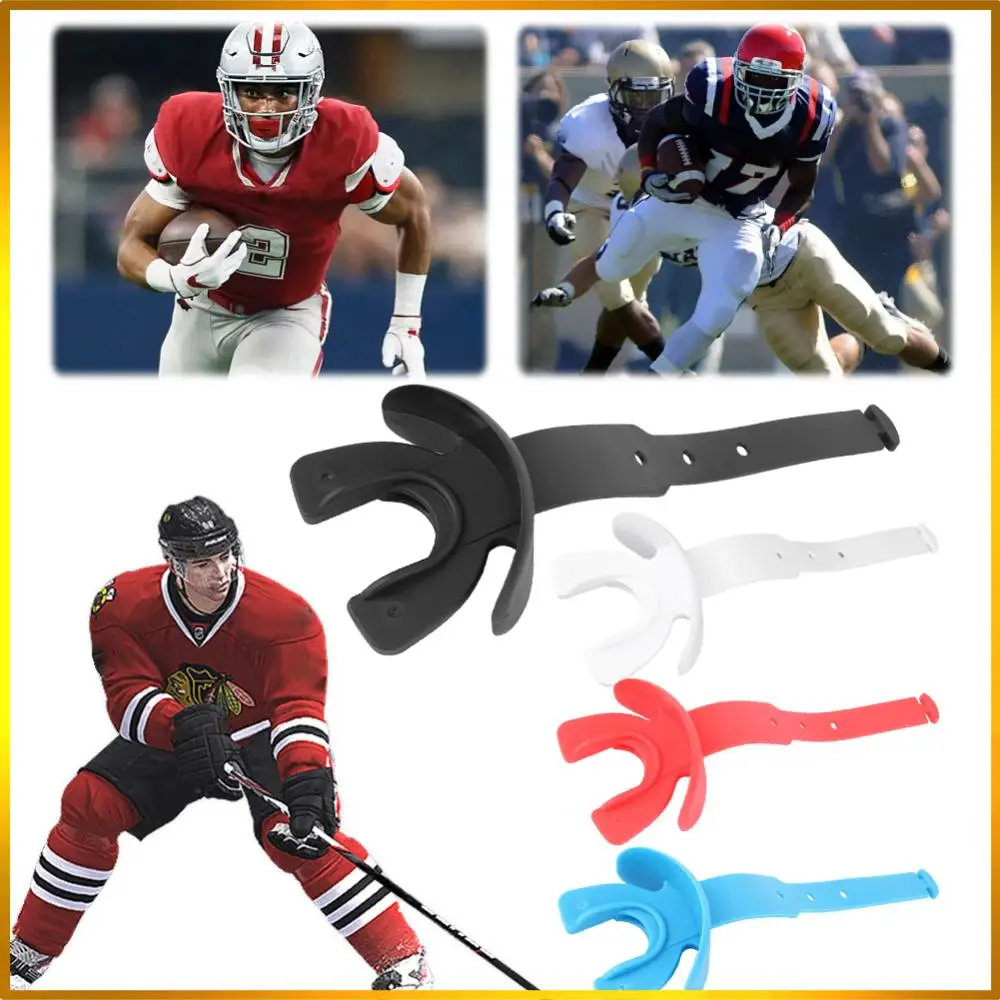 واقي الفم لكرة القدم مع حزام، واقي الفم الرياضي، حماية الفم، واقي الفم لكرة القدم للملاكمة MMA #1