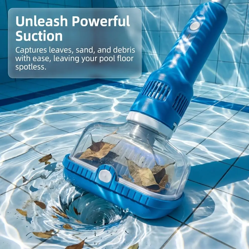 High-Efficiency Cordless Handheld Sewage Suction Device Modular Cordless High-Efficiency Swimming Pool Device Handheld 3-in-1
