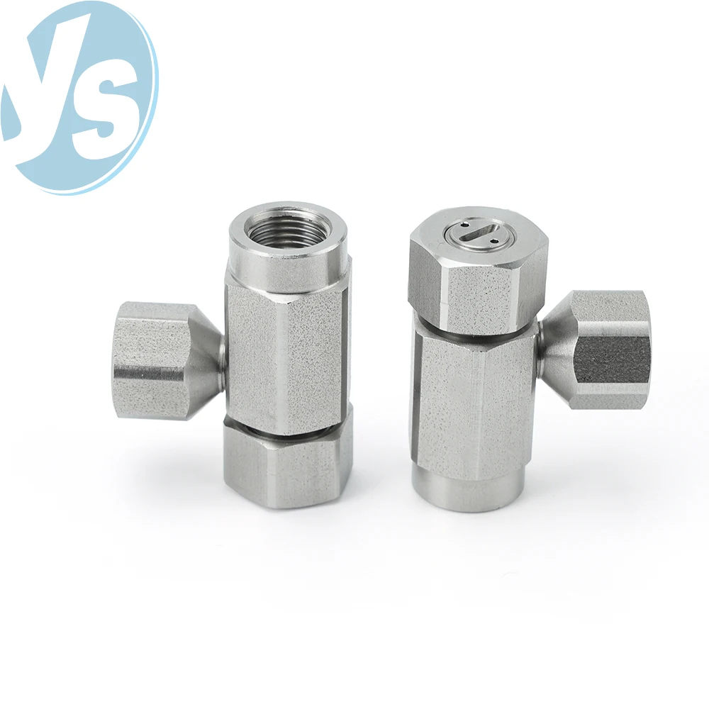 VVEA Spray Nozzle Simple Two Fluid Water Vapor Mixing Humidification Disinfection Small Flow Nozzle