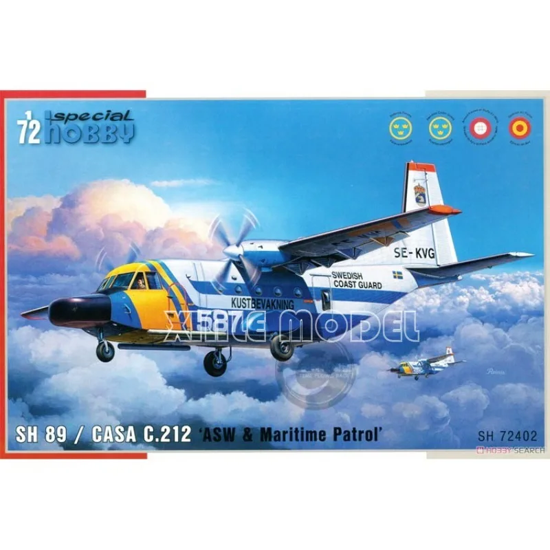 

Special Hobby Plastic Assembled Aircraft Model Kit 72402 SH 89/CASA C.212 1/72