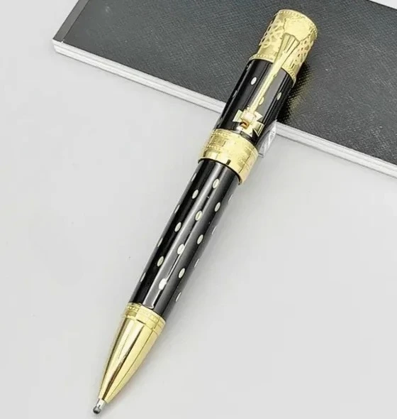 

New Luxury Queen Eliza Best Metal Bigger MB Rollerball Pens for Writing Office Supplies Gift Ballpoint Fountain Pen