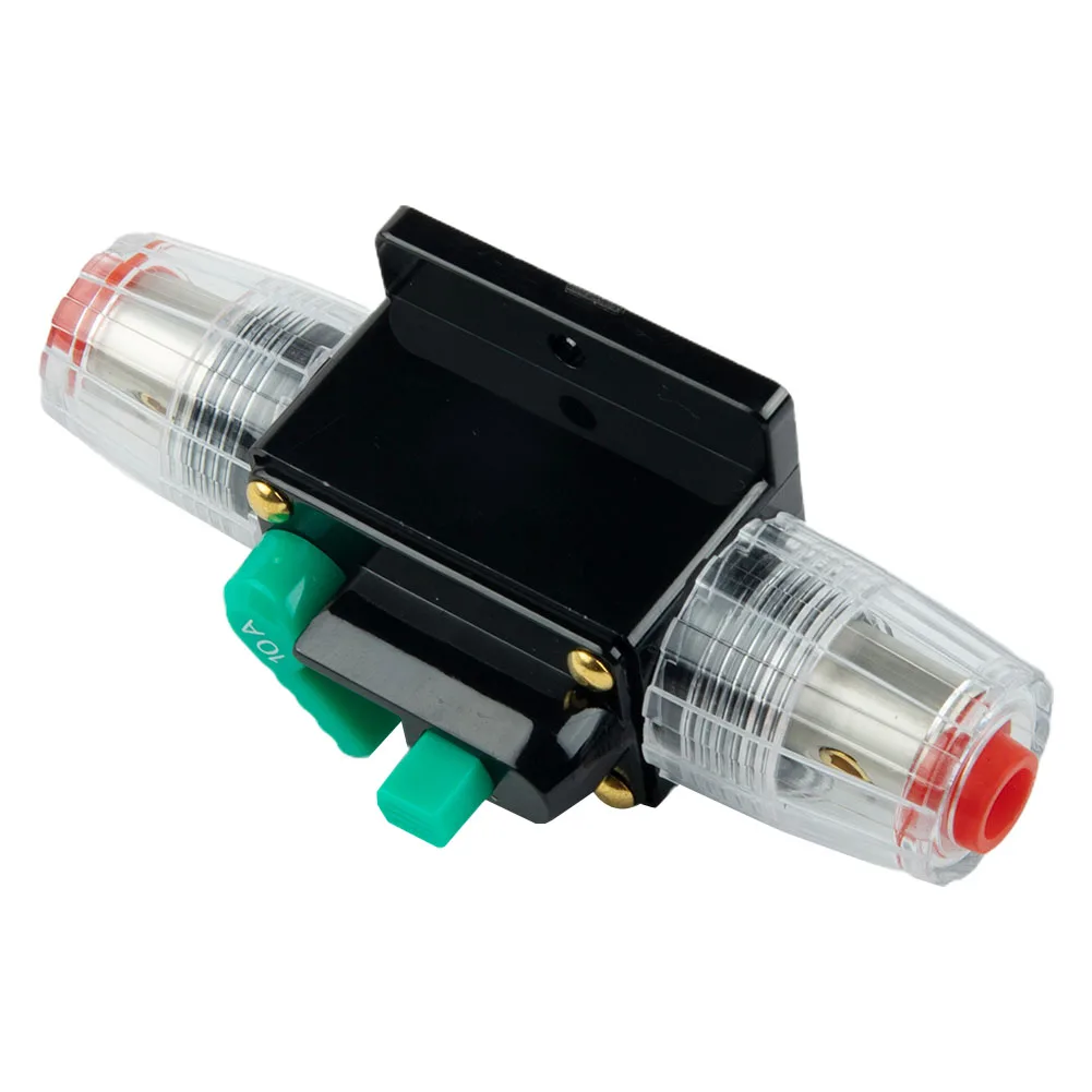 

Надежная защита от перегрузки по току с предохранителем 10A 100A AMP для 12V 48V DC автомобиля лодки авто водонепроницаемый