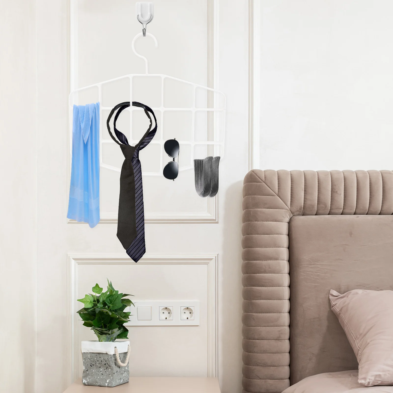 

Multi Layer Belt Hanger Scarf Rack Space Saving Home Closet Tie Storage Wardrobe Organizer Multilayer Scarf Hanger