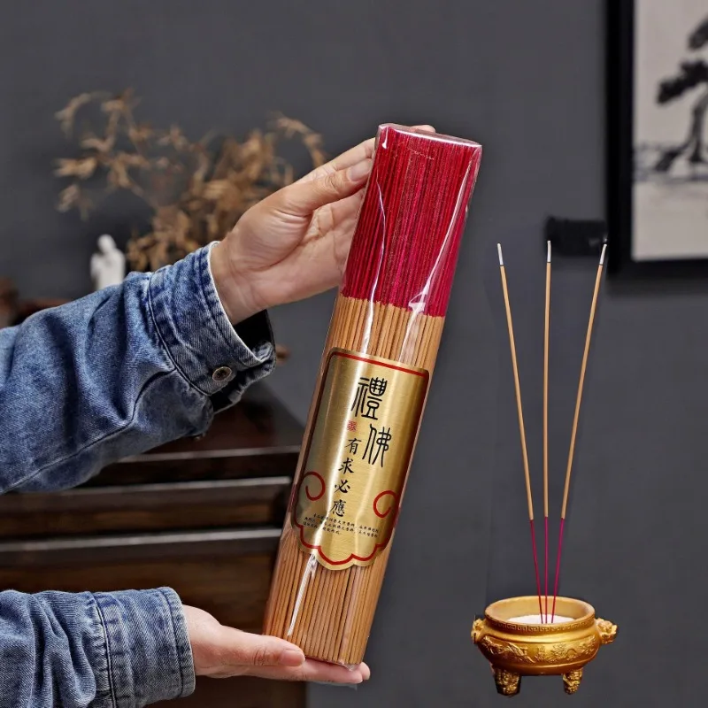 Sándalo sin humo de 250/500g, palo Natural de 32,5 cm, templo Ritual, Buda, aromaterapia, esencia calmante, fragancia purificadora del aire