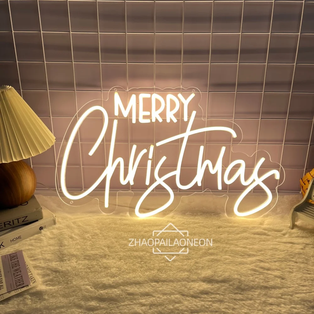 

Веселого Рождества, светодиодные буквы, новогоднее украшение для дома, комнаты, светодиодная неоновая вывеска, рождественские подарки, праздничный магазин, декор для внутреннего стен